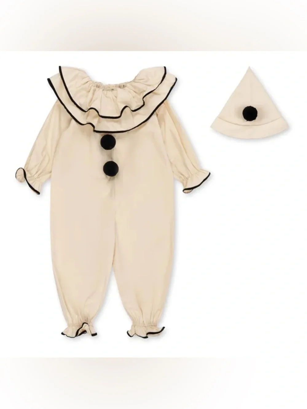 NWT Konges Sløjd Vintage Style Girls Clown Costume - Size 18-24 months